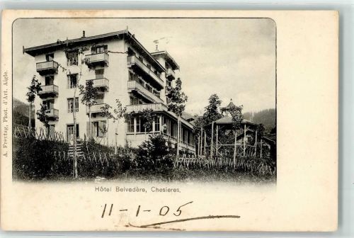 Chesières 1905 Hotel Belvedere