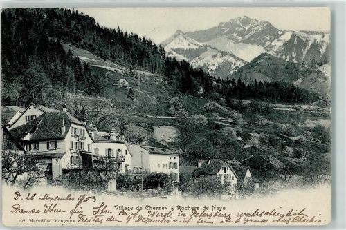 Chernex 1903 Rochers de Naye