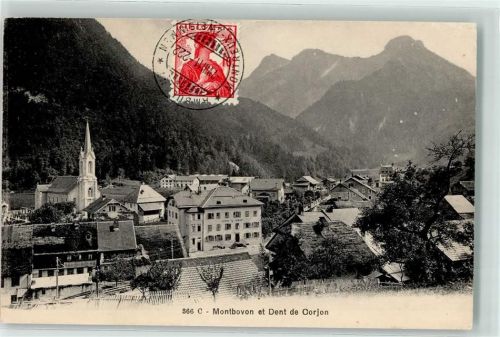 Montbovon 1911 Dent de Corion
