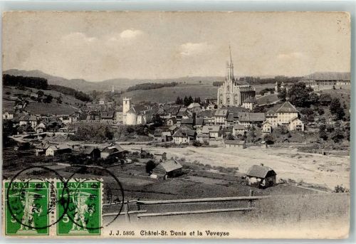 Châtel-St-Denis 1910 la Veveyse