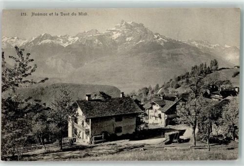 Huémoz 1912 Dent du Midi