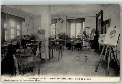 Estavayer-le-Lac Institut du Sacre Coeur Salle de Dessin