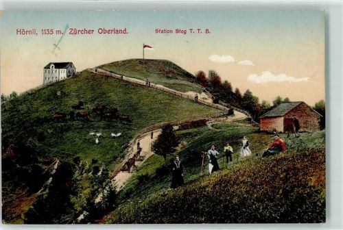 Steg im Tösstal 1913 Hörnli Züricher Oberland