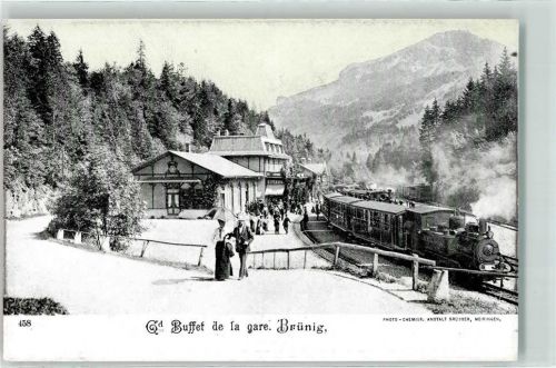Brünig Bahnhof Gasthaus Bahnhofbuffet Eisenbahn