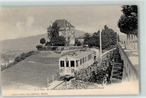 Clarens le Chatelard et le Chemin de fer Montreux Oberland