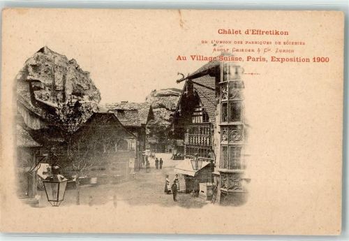 Paris 1900 au Village Suisse Exposition Weltausstellung