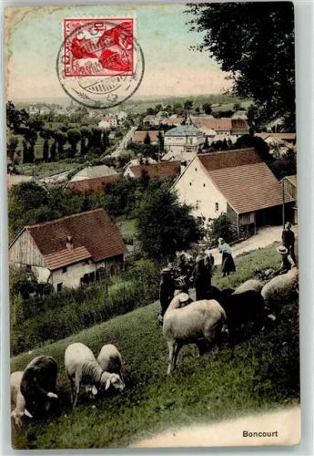 Boncourt 1909 Schafe