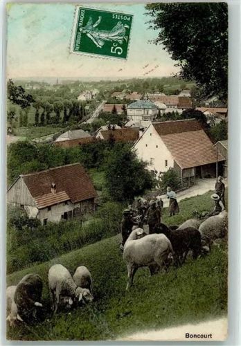 Boncourt 1908 Schafe