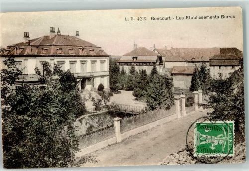 Boncourt 1912 les Etablissement Burrus