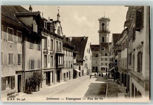 Delémont Eisengasse Rue du fer