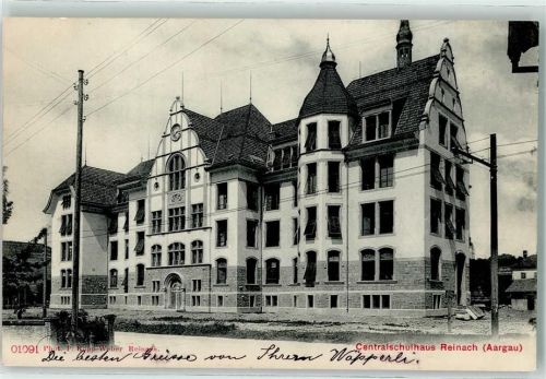 Reinach AG 1906 Centralschulhaus