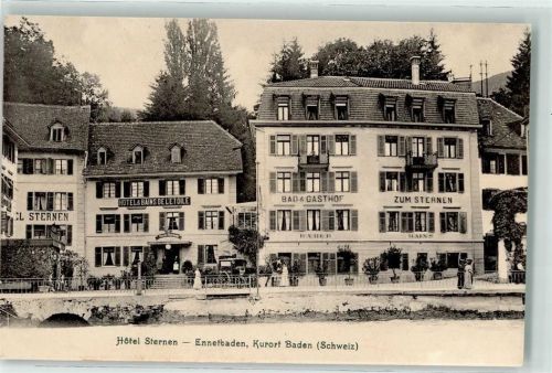 Ennetbaden 1911 Hotel zum Sternen