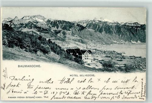 Chardonne 1907 Hotel Belvedere Beaumaroche