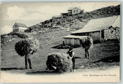 Weissbad Heuträger auf der Ebenalp