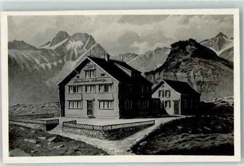 Weissbad 1928 Gasthaus Ebenalp