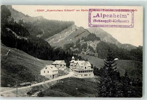 Urnäsch 1910 Alpenkurhaus Kräzerli am Säntis