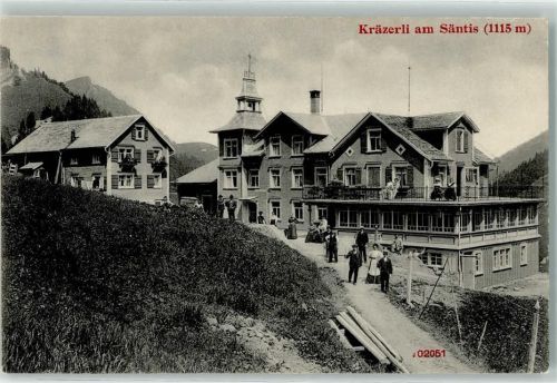 Urnäsch 1910 Kräzerli am Säntis
