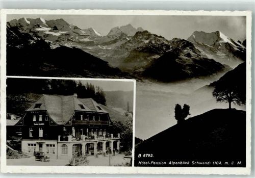 Heiligenschwendi Hotel Pension Alpenblick Oldtimer