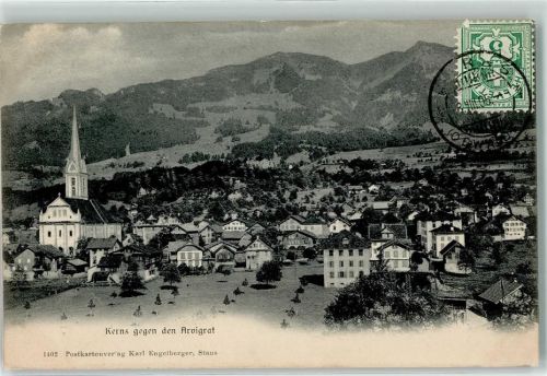 Kerns 1905 gegen den Arvigrat