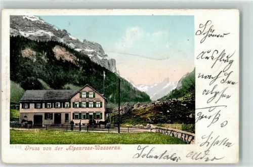 Wasserauen 1909 Gasthaus Alpenrose