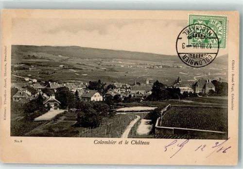 Colombier NE 1906 Chateau Schloss