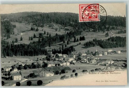 Le Brassus 1904 Route du Marchairuz