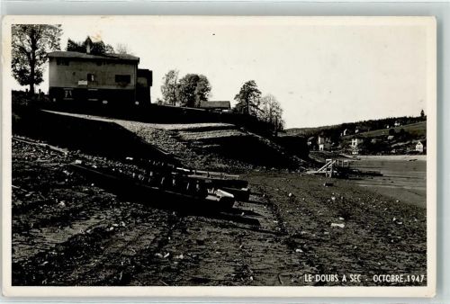 Saut du Doubs Le Doubs a Sec Oktober 1947