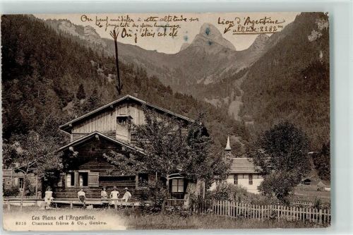 Bex 1917 Les Plans et l'Argentine Gasthaus