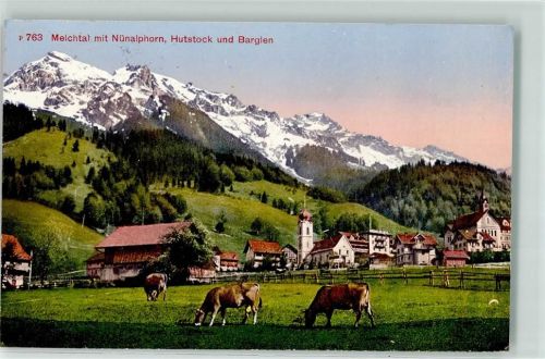 Melchtal Nünalphorn Hutstock Barglen Kühe