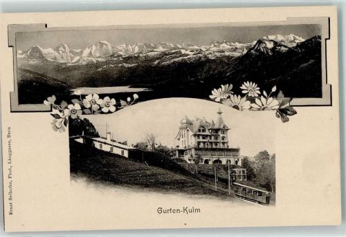 Gurten Kulm Bergbahn Berge Blumen Alpen