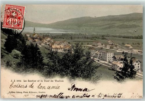 Le Sentier 1906 Kirche Dent de vaulion