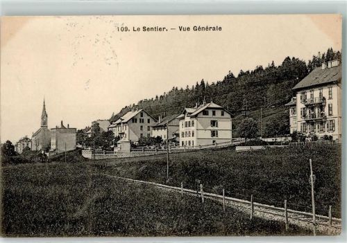 Le Sentier 1911 Kirche