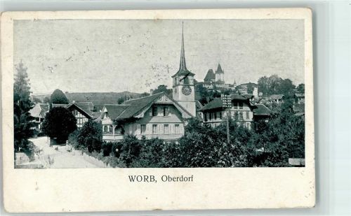Worb 1910 Oberdorf Kirche