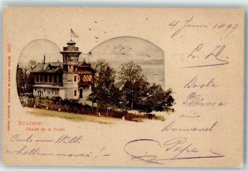 Bouveret 1899 Chalet de la Foret