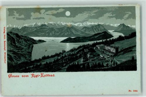 Rigi Kaltbad Mond Berge Bergbahn