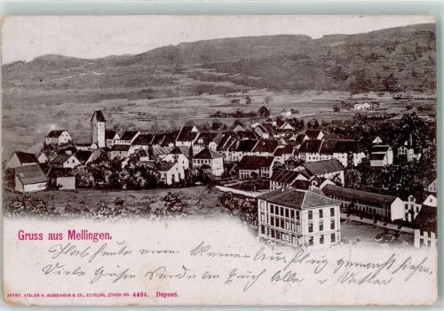 Mellingen 1902 Turm