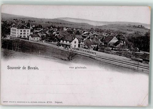 Bevaix Bahnhof Kirche