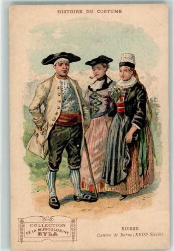 Caton de Berne XVIII Siecle Musculosine Byla Werbung AK