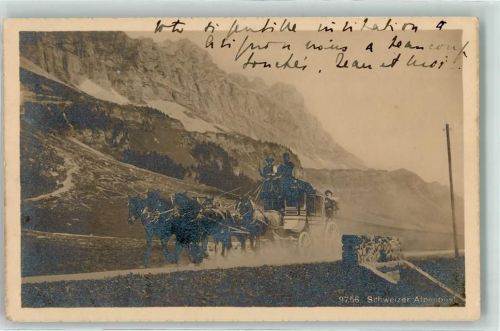 Julier 1917 Schweizer Alpenpost