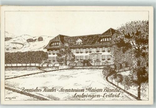 Leubringen 1912 Bernisches Kinder Sanatorium Maison Blanche