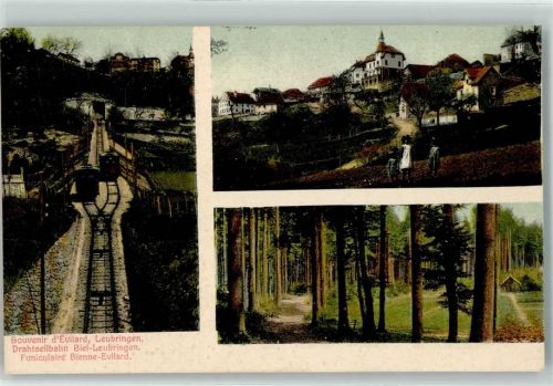 Leubringen 1909 Drahtseilbahn Leubringen