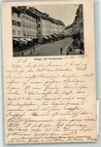 Brugg AG 1898 Hauptstraße
