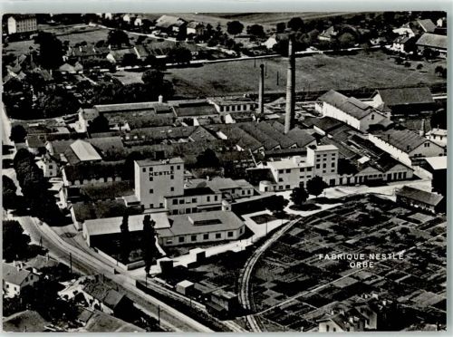 Orbe Fliegeraufnahme Fabrique Nestle