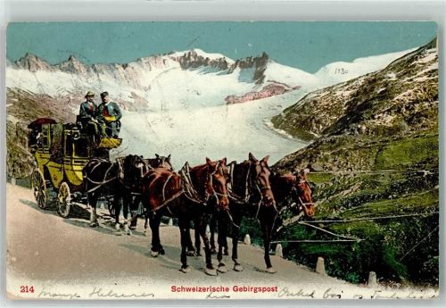1906 Schweizer Gebirgspost
