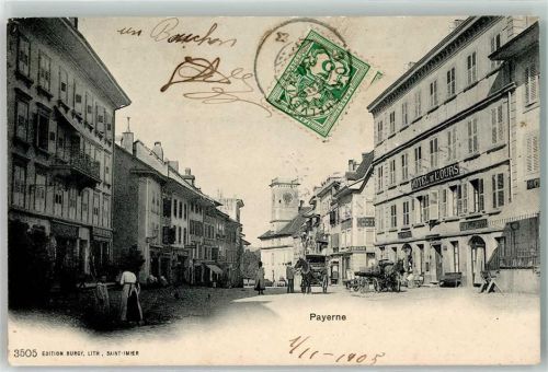 Payerne 1905 Hotel du l`Ours