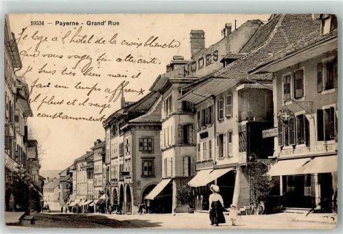 Payerne 1911 Grand Rue