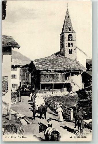 Evolène 1919 la Procession
