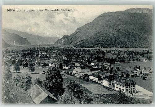 Stans 1919 gegen den Vierwaldstättersee