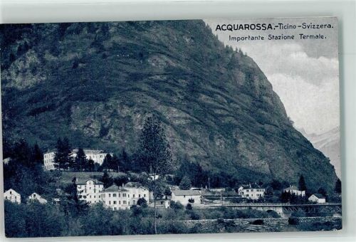 Acquarossa Ticino Svizzera Importante Stazione Termale