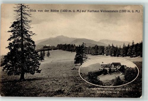 Weissenstein b. Solothurn Bilick von der Röthe